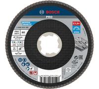 Bosch 2608619199 X-LOCK Flap Disc 115mm 22.23mm Bore Metal Grinding