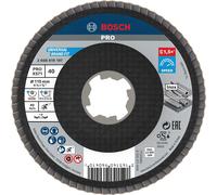 Bosch X Lock Zirconium Abrasive Flap Disc 115mm 40g Pack of 1