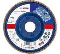 Bosch Flap Disc X431 Standard for Metal 115mm 40g Pack of 1
