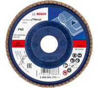 Bosch X431 Standard for Metal Flap Disc 115mm 60g Pack of 1
