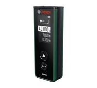 Bosch Zamo Laser Measure (Range up to 40 m, USB-C Rechargeable, Stores Last 10 Measurements, Compatible with line, Wheel and Tape attachments, Without attachments, with AAA Batteries)