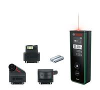 Bosch laser measure Zamo 4th gen. with 3 attachements (easy & precise measurement up to 25m, rechargeable batteries via USB-C®, with attachment function, in cardboard box)