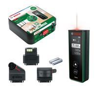 Bosch laser measure Zamo 4th gen. with 3 attachements (easy & precise measurement up to 25m, rechargeable batteries via USB-C®, with attachment function, in cardboard box)