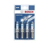 Bosch ZR5SPP3320 (N46) - Spark Plugs Double Platinum - Set of 4