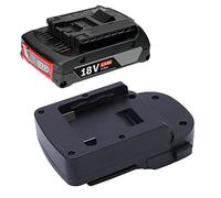 Bosch18V Battery Converter, Portable Conversion Adapter Kit ABS Base Converter, for 18VBosch Battery to RIDGID18V AEG18V Cordless Tools