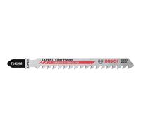 Bosch 2 x Expert Fibre Plaster T141HM Jigsaw Blade (for Fibre Cement Panels, Plasterboard, Length 100 mm, Professional Accessories Jigsaw)