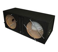 Boschmann Necom MDF Double Subwoofer Enclosure 12-inch/30cm 2x42 Liters