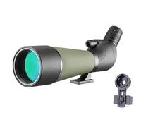 Bosco HD-7 Spotting Scope with 25-75x80 Mm Zoom Lens,Angled Refractor Spotting Scope Telescope with Multi-Coated Optics, Waterproof Rubber Tubing and Soft Carry Case (Basic model)