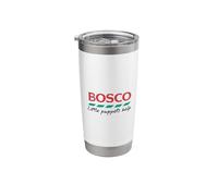 Bosco Little Puppets Help Irish Nostalgia Retro 80s Design Stainless Steel Insulated Tumbler