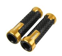BOSDF Motorbike Handlebar End Weights For H┐onda CBR929RR C┐BR 929 RR 2000 2001 CBR 929RR Motorcycle 22mm 7/8" CNC Handlebar Hand Grips Rubber Grip Ends Accessories(Gold,A)