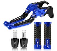 BOSDF Motorbike Handlebar End Weights for S┐UZUKI Moto TL1000 S 1997-2001 Motorcycle Accessories CNC Aluminum Brake Clutch Lever+Handlebar Handle Grips End Sets(L)