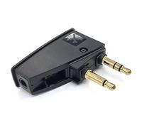 Bose ® Airline Adapter for QuietComfort ® 2 3 15 25 and 35 Headphones, Black