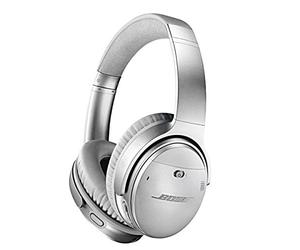 Bose QuietComfort 35 (Series II) Wireless Headphones, Noise Cancelling with Amazon Alexa - Silver