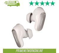 Bose QuietComfort Ultra Wireless Bluetooth Noise-Cancelling Earbuds White Smoke