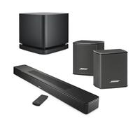 Bose Smart Soundbar 600 Black Bundle with Wireless Surround Speakers (Pair) Bass Module 500