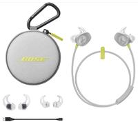 Bose SoundSport Wireless In-Ear Headphones, Bluetooth, StayHear+, Sweat-Resistant, Citron Yellow