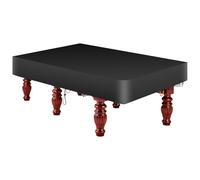 Boseago 8 Feet Heavy Duty Pool Table Cover 420D Oxford Fabric Waterproof & Tearproof,8 Feet Billiard Table Cover for Indoor & Outdoor - Black (100" LX 56" WX 8“H)