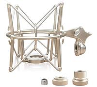 Boseen Microphone Shock Mount Mic Holder - Anti Vibration Metal Spider Shockmount Compatible with Neumann U47 U67 U87 TLM1