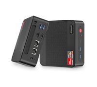 BOSGAME P4 Plus Mini PC Ryzen 7 7730U (Upgraded 5825U), 8C/16T, up to 4.5GHz, 16GB DDR4 1TB PCIe 4.0 SSD, Triple Display Desktop PC, WiFi 6E, BT5.2, Type-C