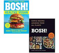 Bosh Healthy Vegan, [Hardcover] Bosh Simple recipes Amazing Food All Plants 2 Books Collection Set By Henry Firth, Ian Theasby