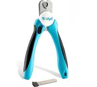 BOSHEL Nail Clippers for Small Dogs, Puppies and Cats with Safety Protection, Razor Sharp Toenail Clippers with Nail File