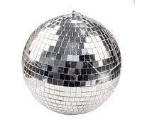Boshen 6" 8" 10" 12" Disco Mirror Ball Light for Party Xmas DJ Stage Lighting Effect (6")