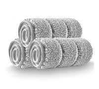 BOSHENG Flat Mop Pads, Mop Replacement Pads, Microfiber Mop Pads, Machine Washable Pads, Refill 3 Packs