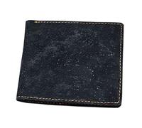 Boshiho Cork Wallet, RFID Blocking Vegans Wallet for Men & Women Slim Design Bifold Purse with Coin Pocket Card Slots Eco Friendly Vegetarian Gift (Black)