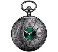 BOSHIYA Vintage Pocket Watch with Chain, Roman Numerals Scale Quartz Pocket Watch Use Unique Blue Dial Design, Men Pocket Watch with Chain Apply to Christmas Graduation Birthday Gifts Fathers Day.,
