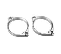 Boshu daili store 2pcs Galvanized Car Auto Exhaust Flange Repair Pipe 50mm Exhaust Pipe 82007050 Compatible With BMW E24 E32 E39 Z1 Repair Kit Parts