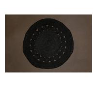 Bosie Rug Demir Jute Round Black D:152cm