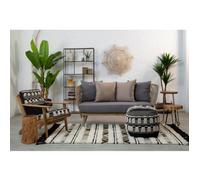 Bosie Rug Jango Tribal 80% Wool 20% Cotton Rectangle Natural/Black 120x180cm
