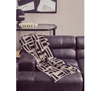 Bosie Throw Ozella Knitted Black/Natural 130x170cm