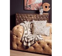Bosie Throw Ozella Knitted Green/Cream 130x170cm