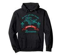 Bosier City Louisiana Alligator Do Not Pet the Locals Funny Pullover Hoodie