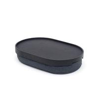 Bosign CurveLine™ anti-slip knee tray 39x26 cm Black willow-grey