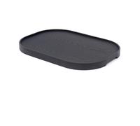 Bosign CurveLine™ Serving Tray anti-slip 47x34 cm Black willow wood