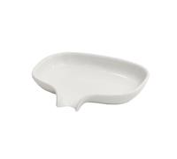 Bosign Soap dish with drainage spout porcelain white