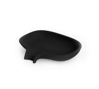 Bosign Soap dish with drainage spout silicone black