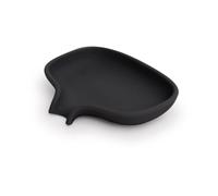 Bosign Soap Saver Flow soap dish with drainage spout small Black