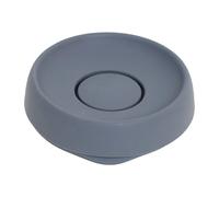 Bosign Soap tray with concealed drain spout in silicone - medium Graphite