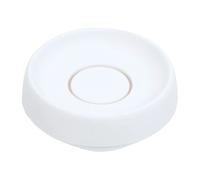 Bosign Soap tray with concealed drain spout in silicone - medium White
