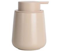 BosilunLife Ceramic Dish Soap Dispenser for Bathroom 12ounce Refillable Liquid Hand Soap Dispenser for Essential Oil, Lotion Dispenser with Pump(Liquid, Khaki)