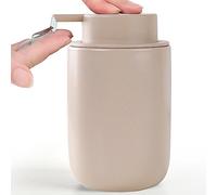 BosilunLife Dish Hand Soap Dispenser - Liquid Pump soap Dispenser for Bathroom Decro 12oz Ceramic Kitchen Dish Dispenser with Rust-Proof Liquid Pump Modern Refillable Lotion Bottles
