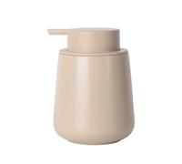 BosilunLife Foam Dispenser - Modern Ceramic Soap Dispenser Bathroom 360ml Bottles Hand Pump Dish Foam Dispennser for Kitchen, Bathroom, Countertop, Laundry Room (Khaki)