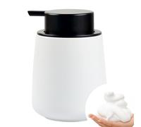 Bosilunlife Foam Soap Dispenser-12Oz Lotion Dispenser with Pump Matte White