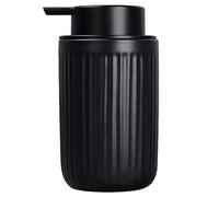 BosilunLife Liquid Hand Soap Dispenser, 350ml Rustproof Pump Ceramic Soap Dispenser, Hand and Dish Wash Dispenser for Kitchen, Bathroom, Countertop, Laundry Room, Black