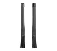 Bosiyrggrl 1 Pair Jazz Drum Brushes Retractable Drum Sticks 32 cm black