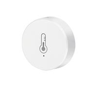 Bosiyrggrl 1 PCS Tuya Smart Home ZigBee Temperature and Humidity Sensor White ABS Indoor Thermometer Monitor Works for Smart Life