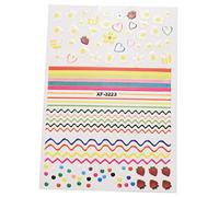 Bosiyrggrl 10 Sheets/Lot Nail Sticker Applique Nail Art Decoration